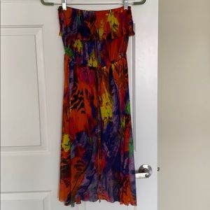 CYNTHIA ROWLEY tropical beach cover up, size small